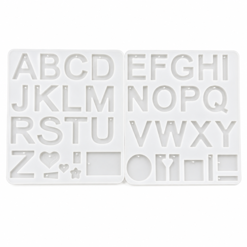 Alphabet silicon mold