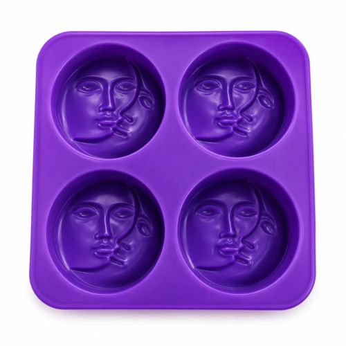 Dual Face, Sun & Moon Face Soap Molds
