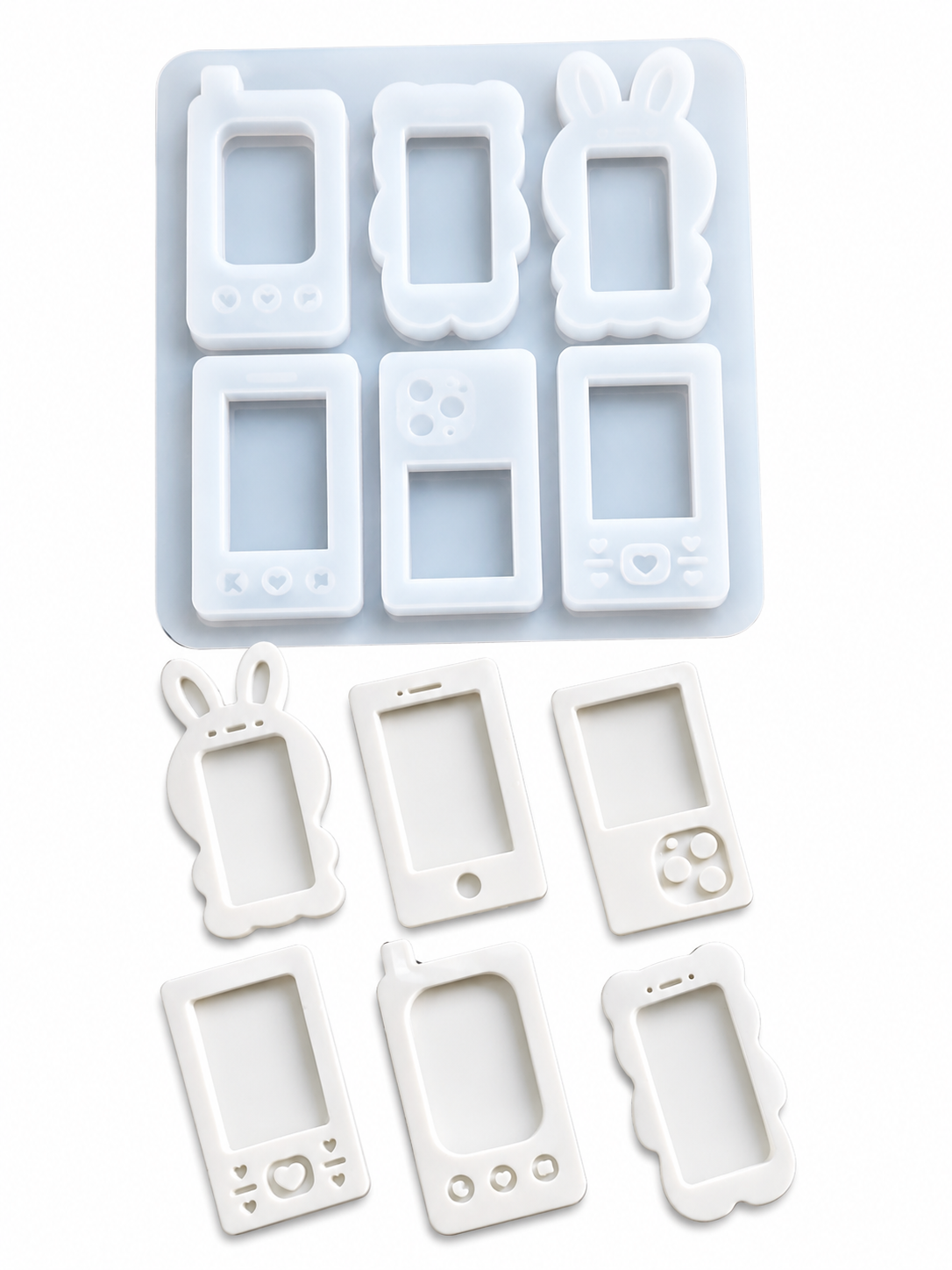 Phone Shapes Silicone Casting Mold
