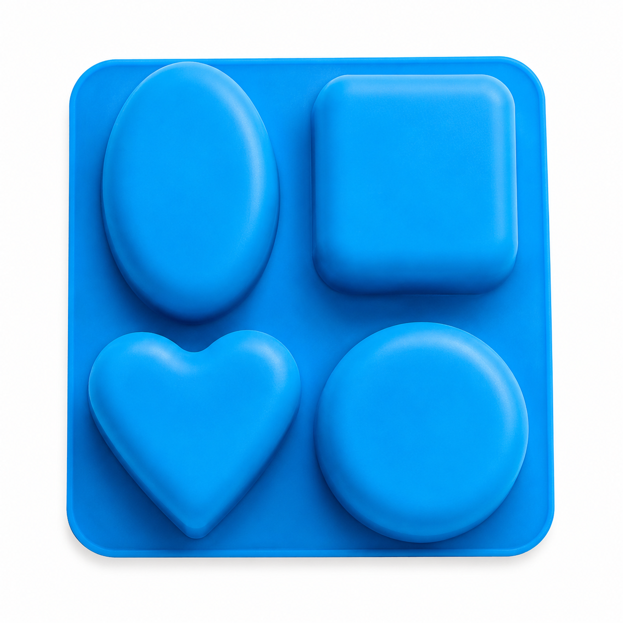 4-cavity shapes soap mold
