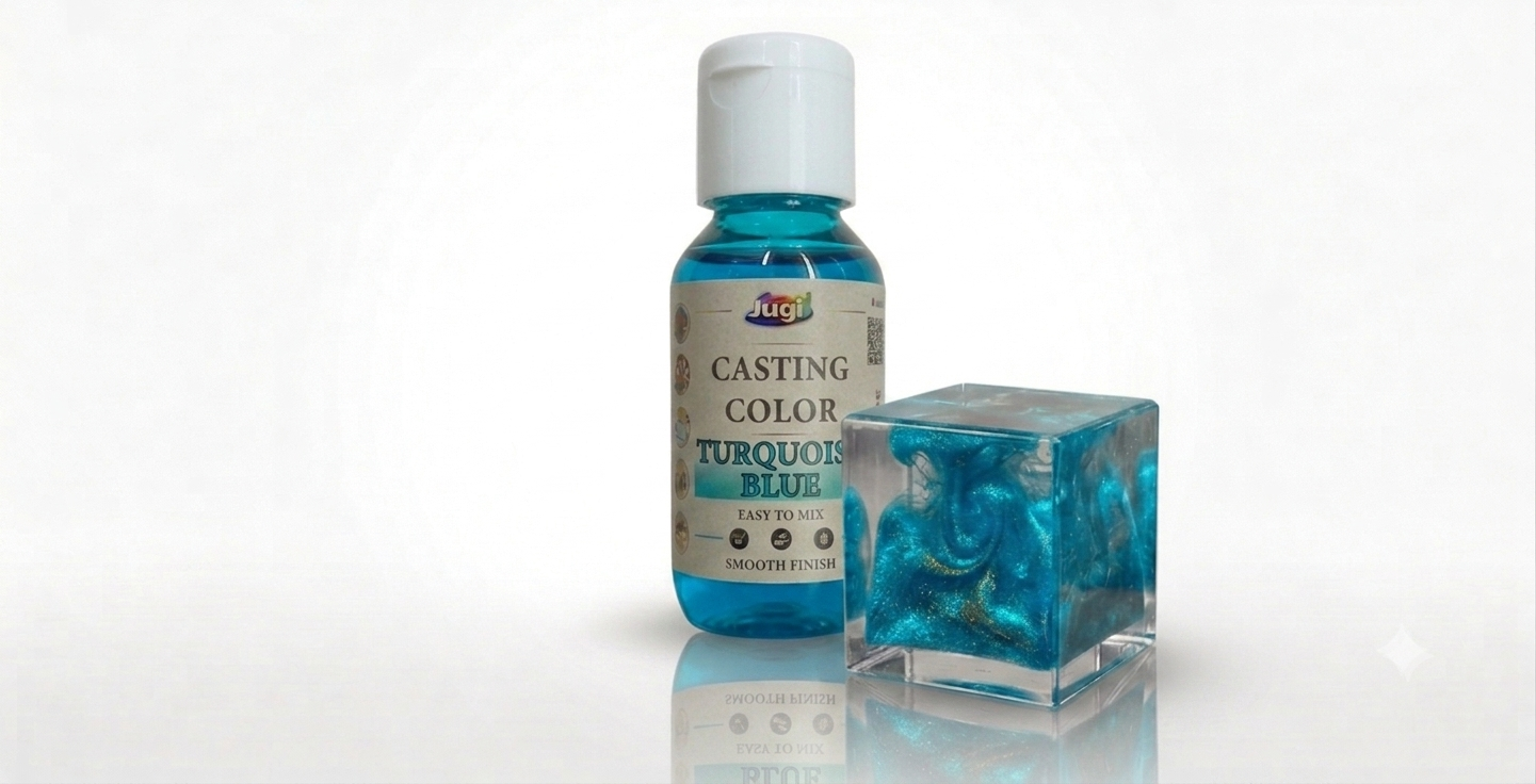 Turquoise Blue Casting Color | Premium Liquid Pigment for Casting Powder (50ml)
