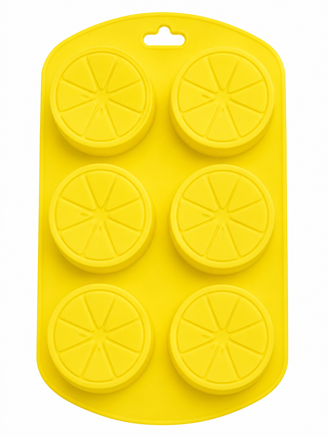 6 Cavity Lemon Silicone Casting Mould