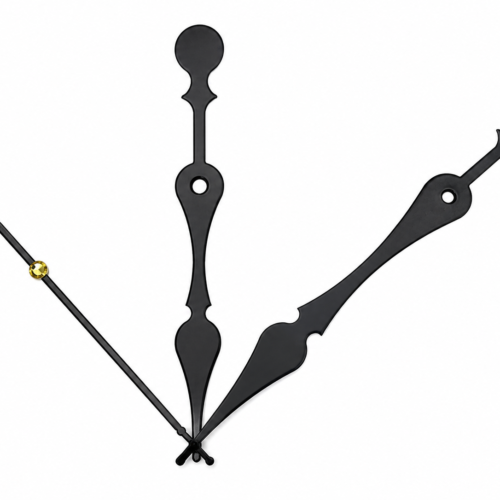Clock Hands Set Big Jumbo Black