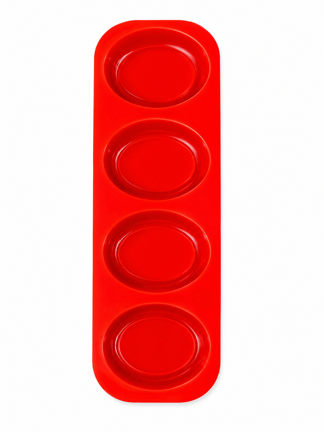 Oval Shape Silicone soap mould - 4 Cavity