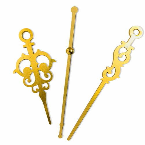 Clock Hand Needles Golden