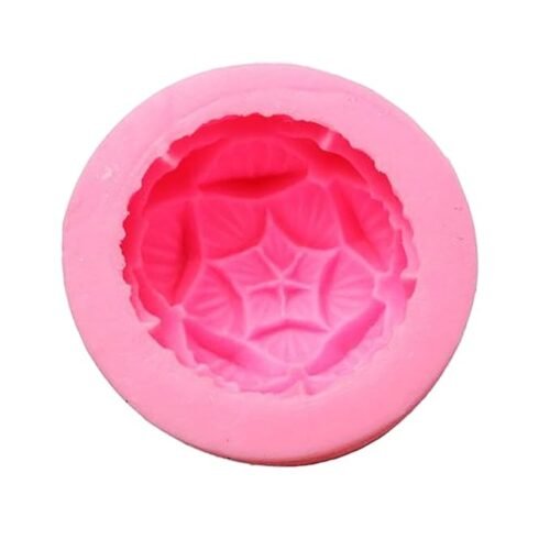 3D Lotus Fondant Candle Mold