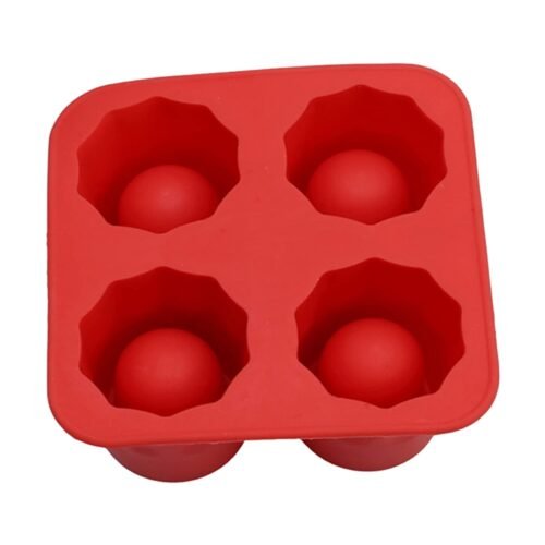 4 Cup Ice cube Shot Glass Shape Silicone Mould