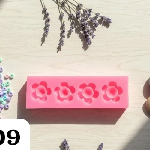 miniature flowers mould 4 cavity