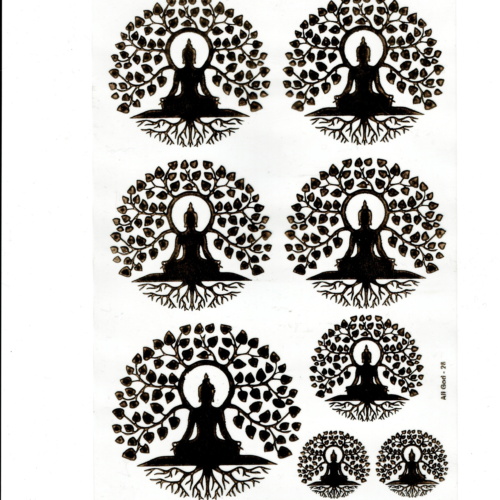 Buddha Gold Transparent Insert Sheet - A5