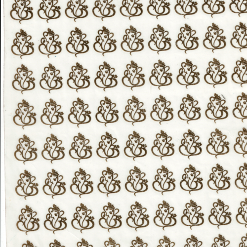 Ganpati Gold Insert Sheet - A4