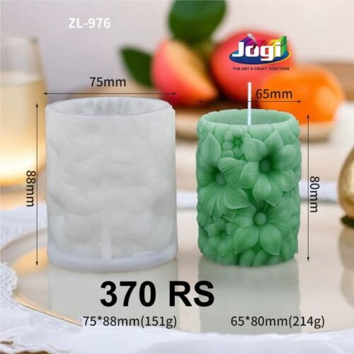 Daisy Flower Silicone Candle Mold | Decorative Pillar Candle Mould