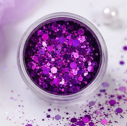 Shimmer Glitter - Laser Purple #13