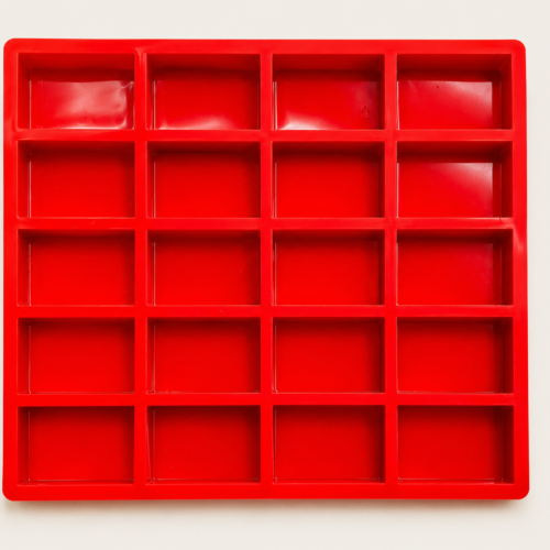Square Shape Silicone soap mould - 20 Cavity