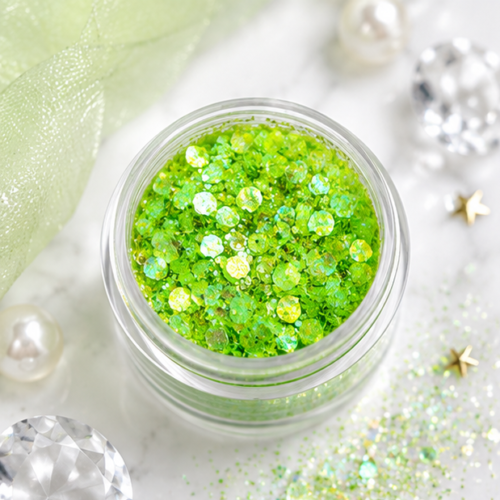 Shimmer Glitter - Colorful Light Green #23
